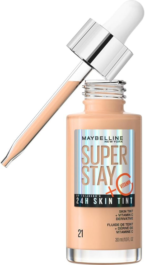 Maybelline New York - Fond de Teint Fluide - Glow & Soin de la Peau - À la Vitamine C - Longue T... | Amazon (FR)