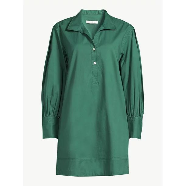 Free Assembly Women's Shift Mini Dress with Blouson Sleeves - Walmart.com | Walmart (US)