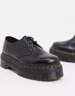 Dr Martens 1461 3 eye quad platform shoes | ASOS (Global)