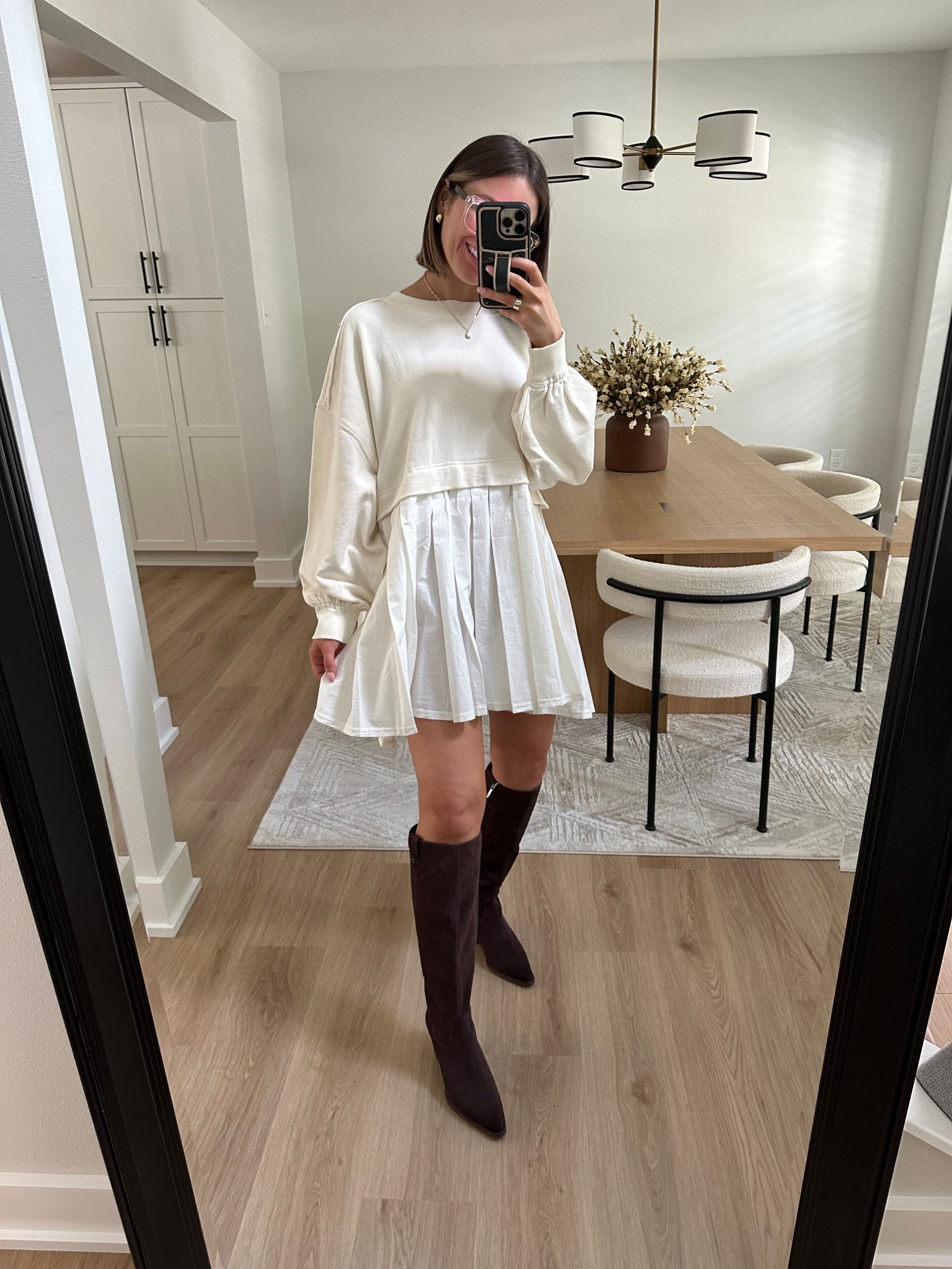 Free People Eleanor Layered Sweatshirt Minidress xs tts. This dress is boxy but in the cutest way! It is kind of sheer on the bottom half so maybe wear Spanx underneath! Also linking everything else I got from the Nordstrom Anniversary Sale

N sale, Nordstrom, Nordstrom anniversary sale, Free People, tshirt dress, sweatshirt dress, layered dress, western boots, cowboy boots, brown boots, chocolate brown, chocolate brown boots, Sam Edelman boots, knee high boots


#LTKShoeCrush #LTKSaleAlert #LTKSeasonal