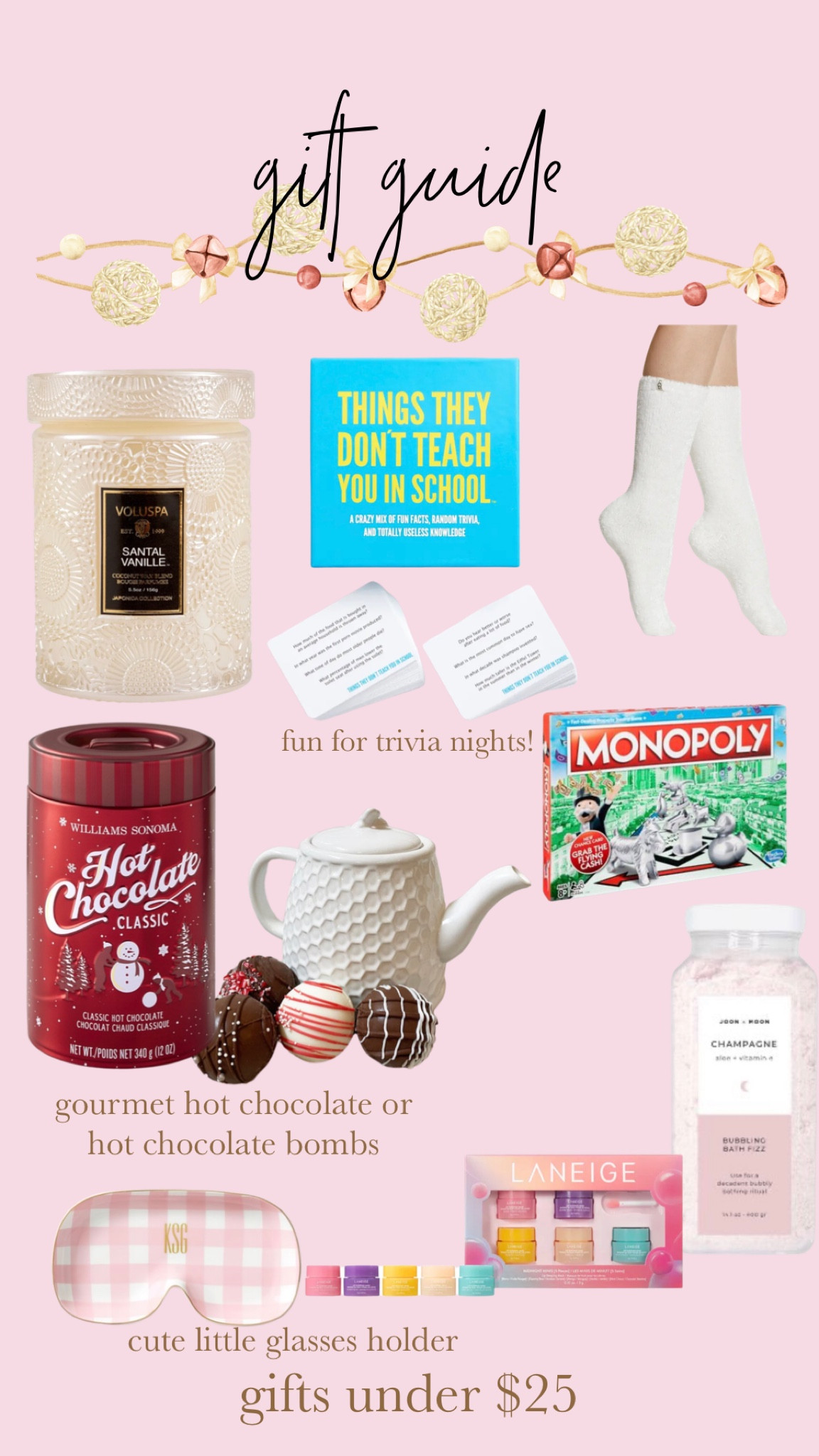 Gifts under $25 

#LTKunder50 #LTKSeasonal #LTKHoliday