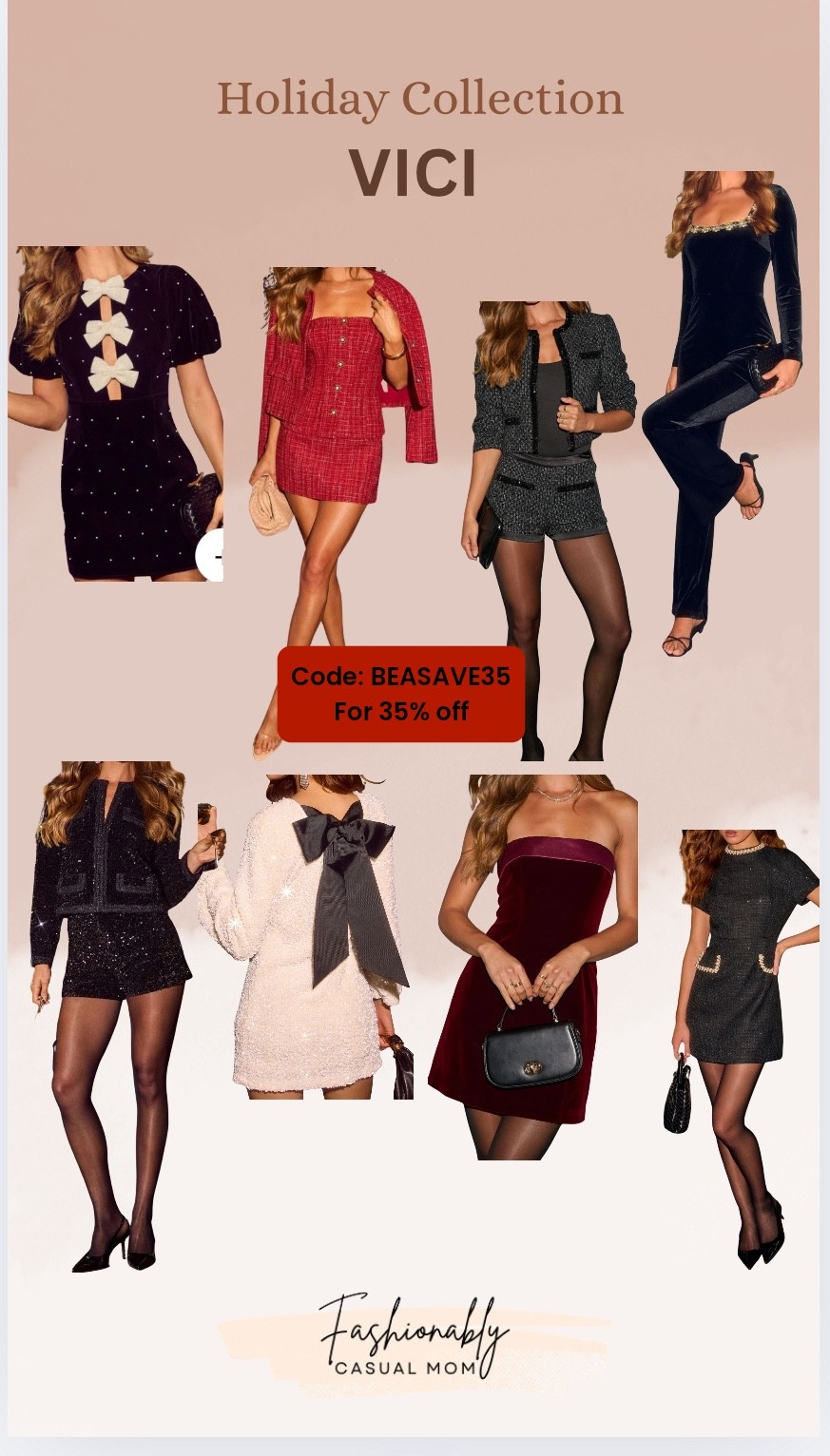 Vici does it again with the best holiday collection drop!
Code BEASAVE35
for 35% off sitewide 


#LTKSeasonal #LTKHoliday #LTKStyleTip