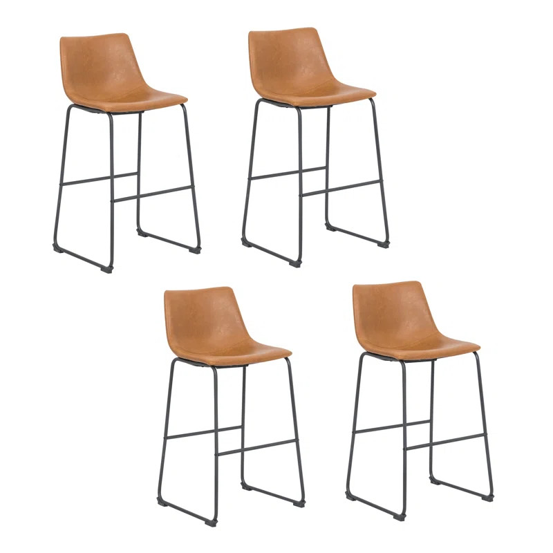 Delucia 26'' Counter Stool (Set of 4) | Wayfair North America