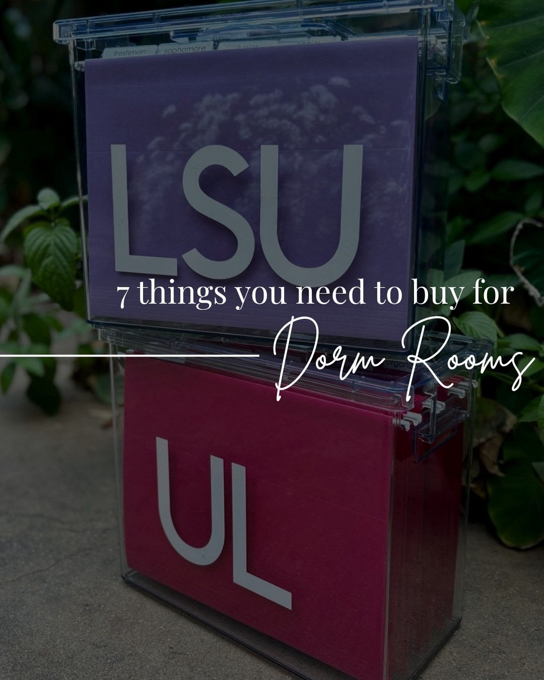 Getting ready to move into a dorm or college apartment? 🎒 We put together a list our favorite storage systems, cleaning must-haves, and space-saving organizers. 
⠀⠀⠀⠀⠀⠀⠀⠀⠀
Whether you’re helping your child pack or heading off yourself, this list was made to help your first few weeks feel a whole lot smoother. 📚🛏️
⠀⠀⠀⠀⠀⠀⠀⠀⠀
✨ Want links to any of the items featured?
Comment “dorm” and we’ll send you the full list in your DMs!
⠀⠀⠀⠀⠀⠀⠀⠀⠀
Need help finding the right organizers or storage for your dorm or apartment? DM us we’d love to help!
⠀⠀⠀⠀⠀⠀⠀⠀⠀
Know someone moving soon? 👉 Send or share this with them to save the stress.
⠀⠀⠀⠀⠀⠀⠀⠀⠀
📌 Save this post for move-in day and follow @homesweetorganzied for more organizing inspo!

#DormEssentials #CollegeMoveInDay #DormOrganization #BackToCollege #CollegePackingList #DormStorageSolutions #TheContainerStoreAmbassador #SmallSpaceLiving #CollegeTips #LafayetteLAOrganizer #HomeSweetOrganized
