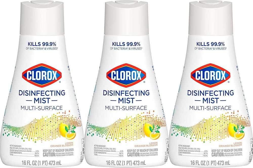 Clorox Disinfecting Mist Refill, Multisurface Cleaner, Sanitizing Mist, Lemon Orange Blossom Scen... | Amazon (US)