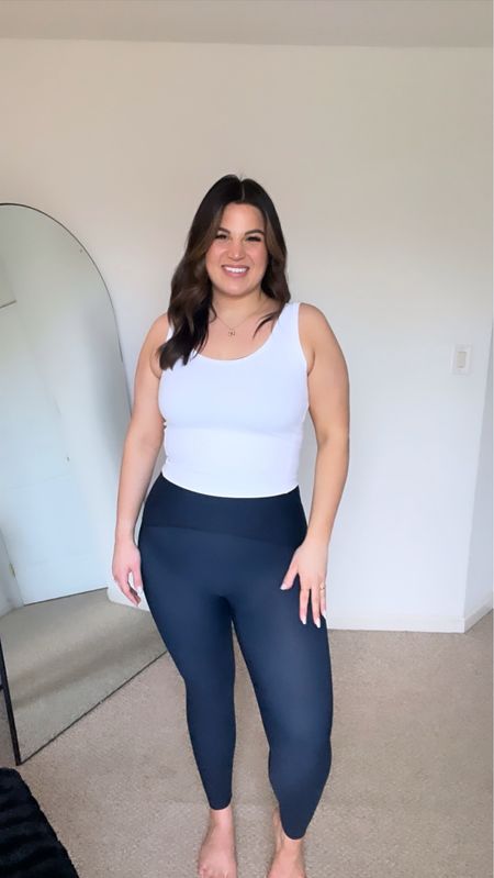 New Spanx Activewear! *use code KELLYELIZXSPANX to save 
Tank - size L
Leggings - size L
(Not shown) Sweatshirt - size XL

#spanx #activewear #spanxactive #leggings #activeleggings 

#LTKcurves #LTKSeasonal #LTKstyletip