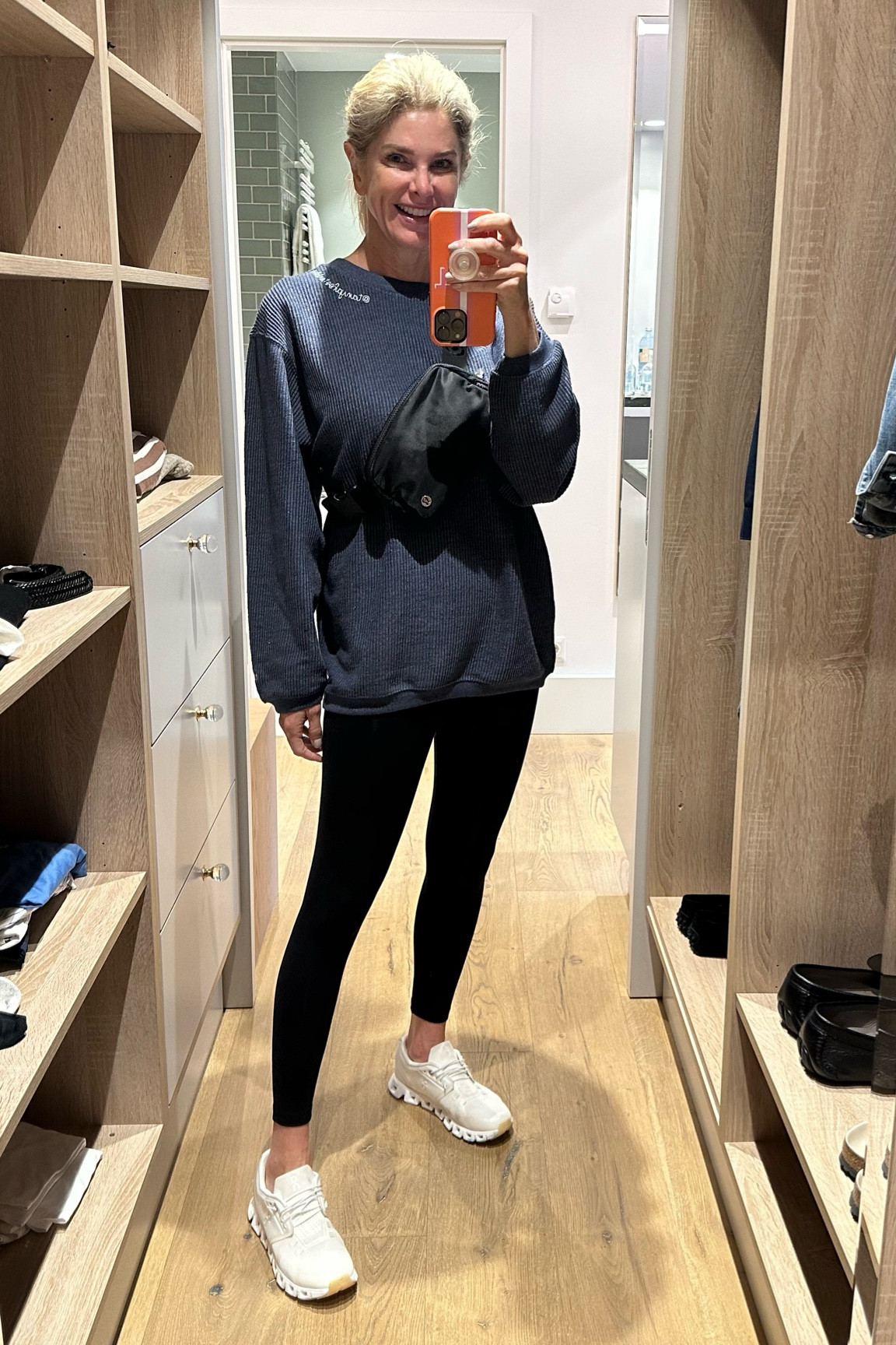 Casual look for a day of medical spa testing 
Leggings - S
Waffle sweatshirt - M
Sneakers - TTS 

#LTKfindsunder100 #LTKtravel #LTKstyletip