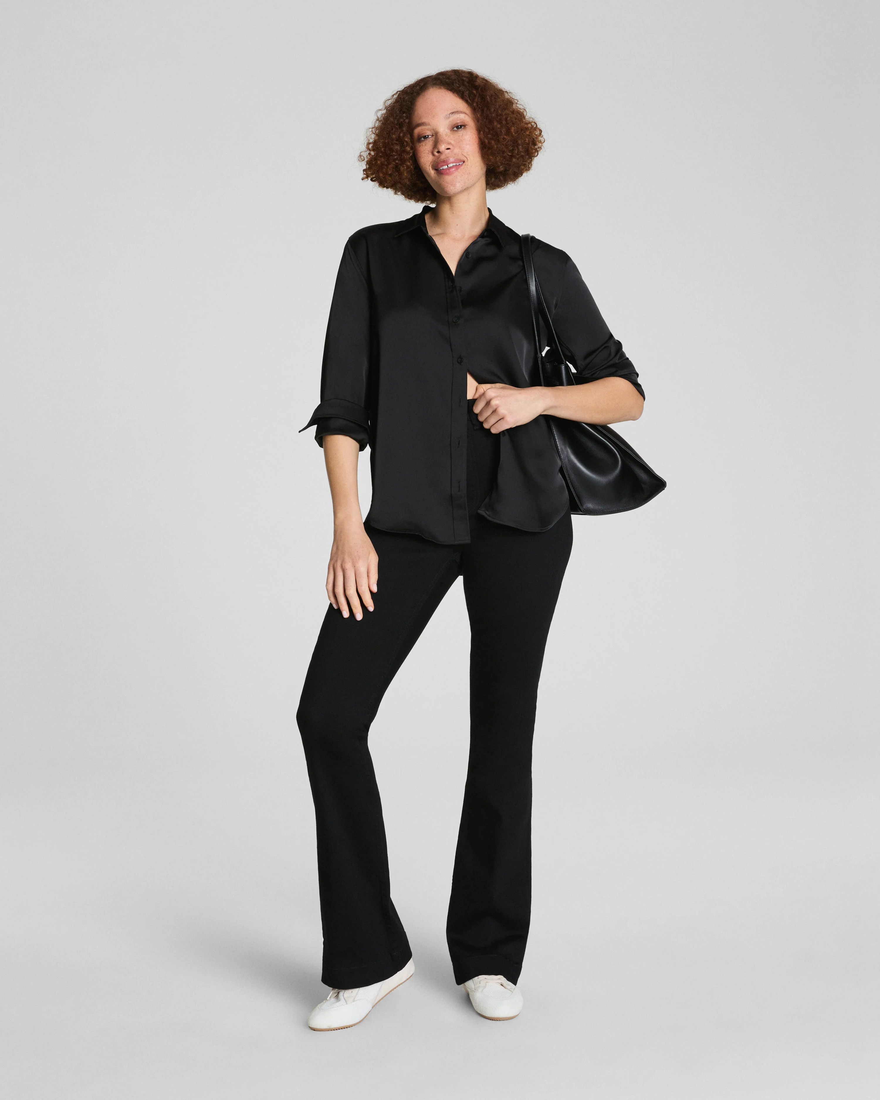 High-Rise Sculpting Flare Jeans with Tummy Control | SPANX | Spanx