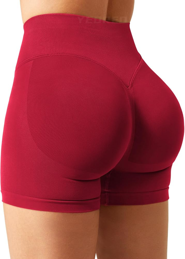 YEOREO Women Workout Gym Impact Shorts Hidden Scrunch Butt Lifting 3.6"/4.5"/6" Seamless Shorts | Amazon (US)