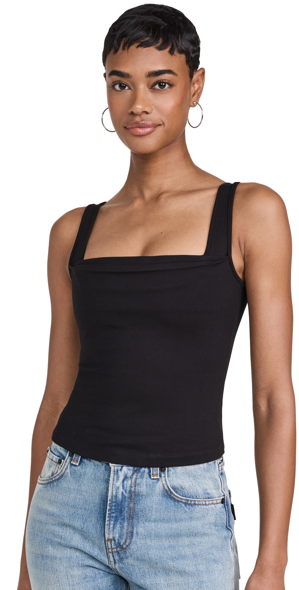 Miaou Luna Top Black S | Shopbop