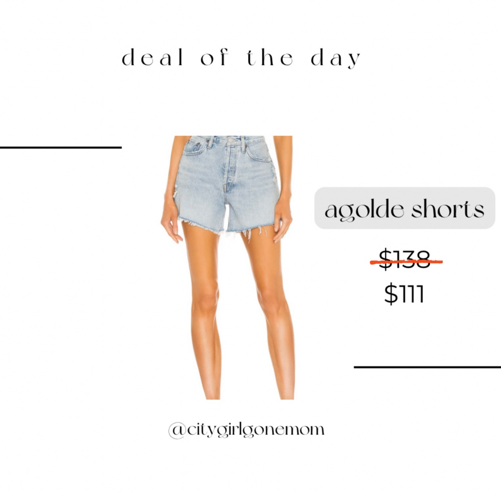 Agolde shorts on sale! 
Denim shorts // Revolve // 

#LTKsalealert #LTKstyletip #LTKFestival