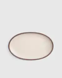 Oval Serving Platter by East Fork in Panna Cotta | Quince