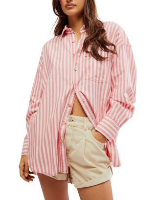 Freddie Striped Button Front Shirt | Bloomingdale's (US)