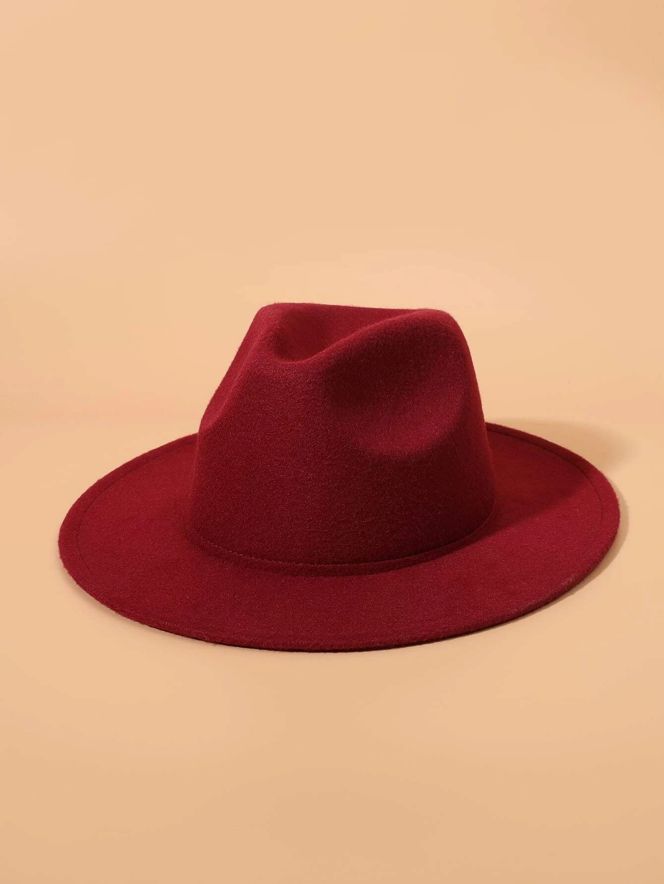 Solid Fedora Hat | SHEIN