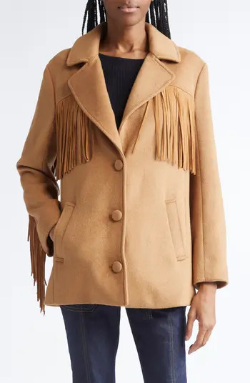 Keeley Fringe Trim Coat | Nordstrom