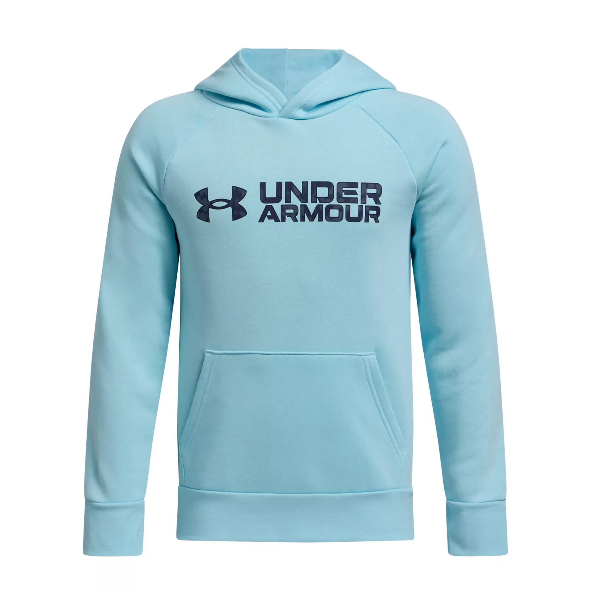 Boys 8-20 Under Armour Rival Fleece Wordmark Print Fill Hoodie | Kohl's