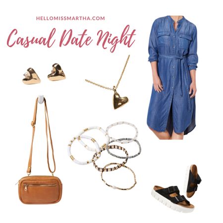 Another fun simple date night option!  Perfect for wine night, an easy dinner, or a movie!  And jewelry pieces for everyday! 
#datenight #datenightoutfit #ootd #nightout #casualcool

#LTKFind #LTKstyletip #LTKSeasonal