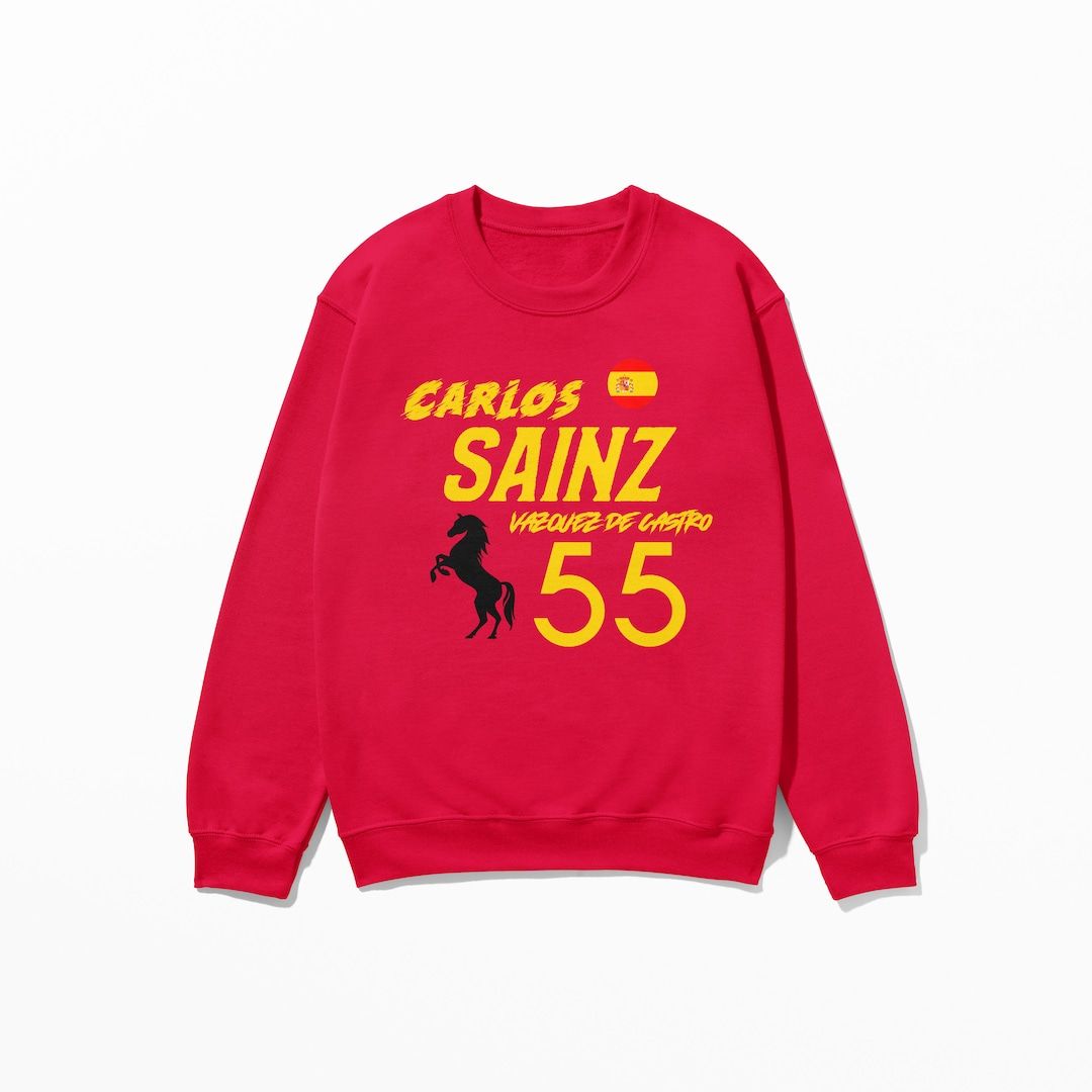 Carlos Sainz Sweatshirt Formula 1 Sweatshirt Formula One Lover F1 Gift for Men & Women Unisex Hea... | Etsy (US)