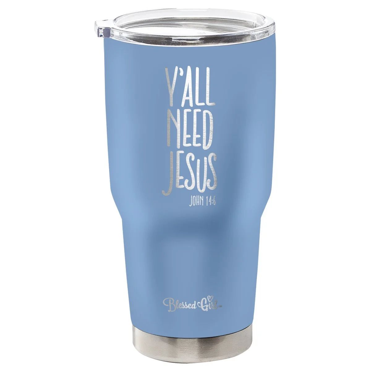 Blessed Girl Womens Stainless Steel Tumbler - Y'all Need Jesus 30 oz - - - Walmart.com | Walmart (US)