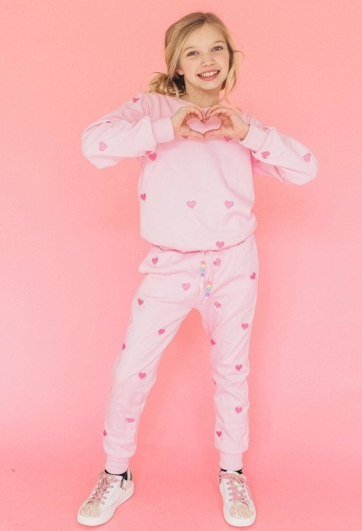 Full Hearts Jogger Set | Lola + The Boys