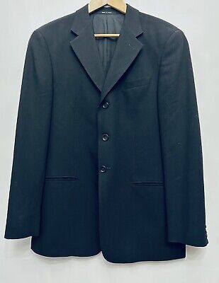 Giorgio Armani Collezioni Textured Black Jacket Blazer Sport Coat 40R 3 Button  | eBay | eBay US