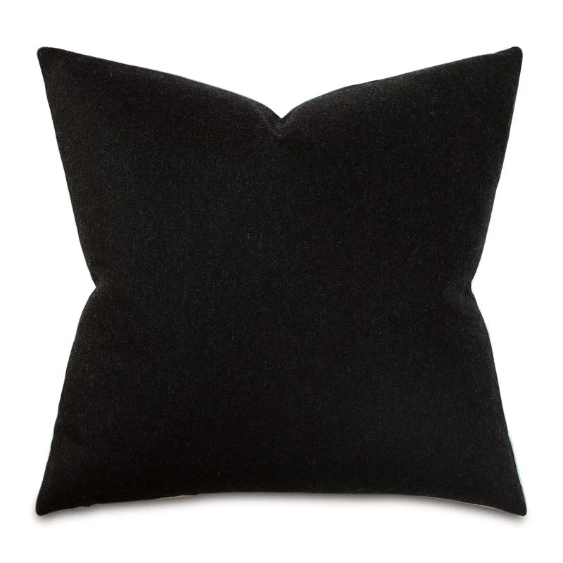 Heathered Wool Vincent Textured Square Pillow Cover & Insert | Wayfair North America