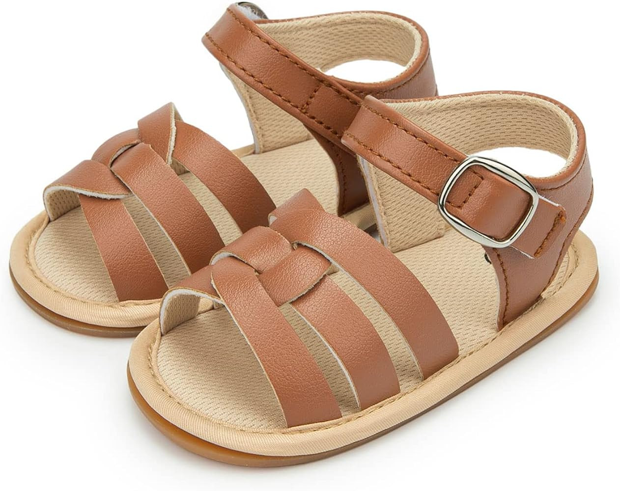 Sawimlgy Infant Baby Girl Boy Casual Sandals Premium Princess Flats Summer Outdoor Beach Athletic Sh | Amazon (US)