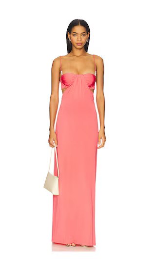Samantha Gown in Coral Pink | Revolve Clothing (Global)
