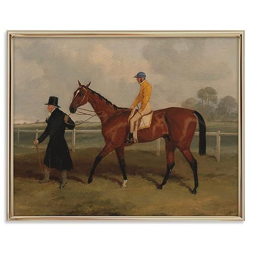 Equestrian Wall Decor - Horse Art Print for Home Decor - Antique Horse Riding Wall Artwork Decora... | Amazon (US)