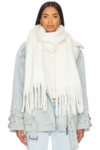 Hat Attack Chic Solid Scarf in Ivory from Revolve.com | Revolve Clothing (Global)