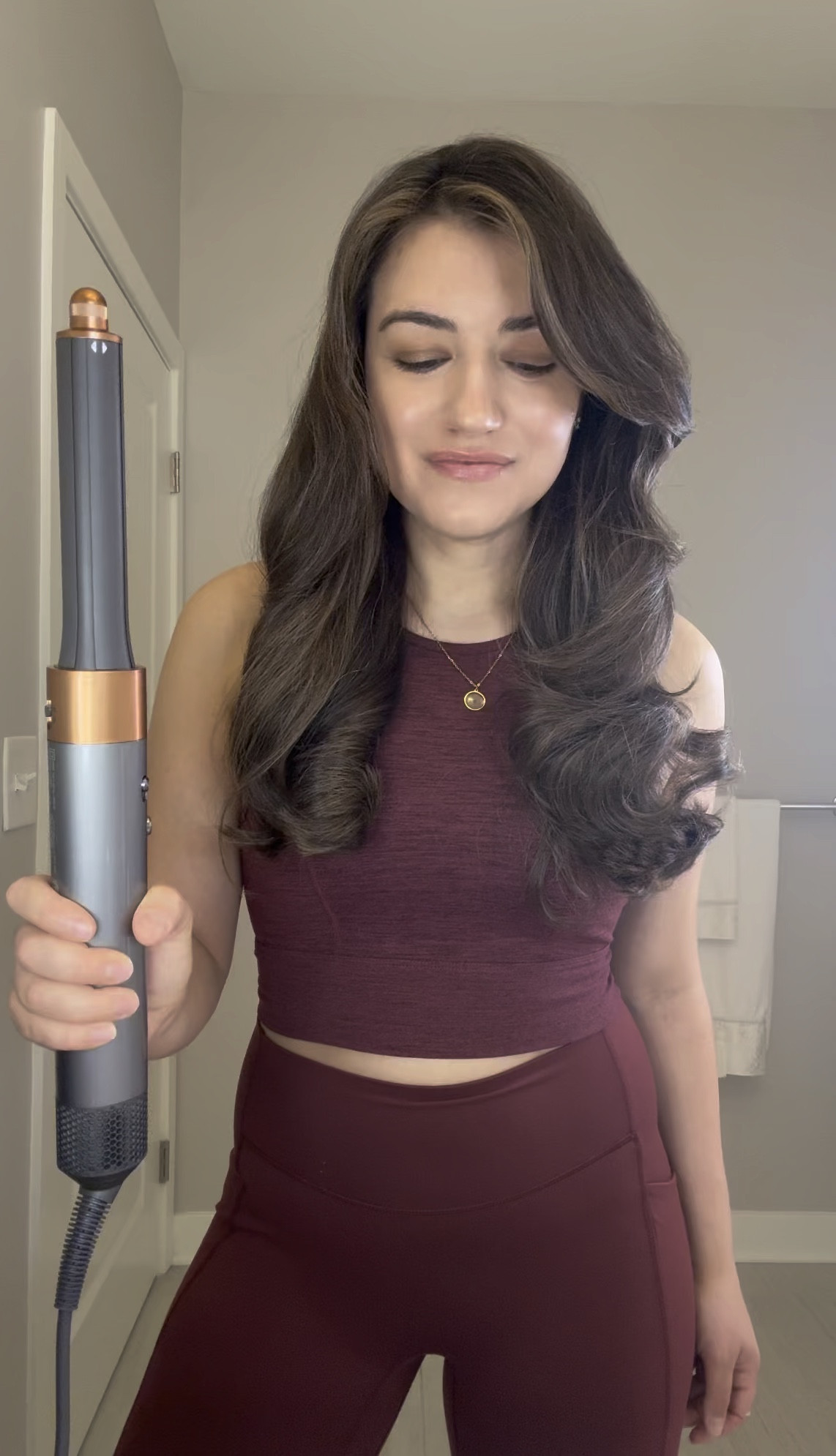 Tried out another side part, but this time only went halfway up with the @dyson airwrap and held it horizontally, the result is so romantic! Thanks to @mykitsch for gifting me the new cloud hair clip. It held the round brush really well!
.
How to style:
- @unite_hair detangling spray 
- @oribe heat protector 
- rough dry 85%
- section in half, add @colorwowhair mousse as you style each section
- wrap hair away from the face and only halfway up. Hold horizontally for 30 seconds on heat. I did not use a cool shot this time.
- for fringe, use round brush and clip
- brush out with @thewetbrush 
- finished with @kenraprofessional volume spray 
.
@dysonbeauty @dysonhairpro @dysonusa @ultabeauty @sephora 
#hair #hairideas #hairstyle #hairstyles #hairtransformation #sidepart #sideparthair #mydyson #dyson #dysonhair #dysonairwrap #airwrap #airwraptutorial #hairtutorial #hairtutorials #blowout #blowoutstyles #haireducation #colorwowhair #unitehair #unitefamily #kenrahair #oribeobsessed #longhairstyle #longhairstyles #tutorials #bighair #wetbrush

#LTKVideo #LTKstyletip #LTKbeauty