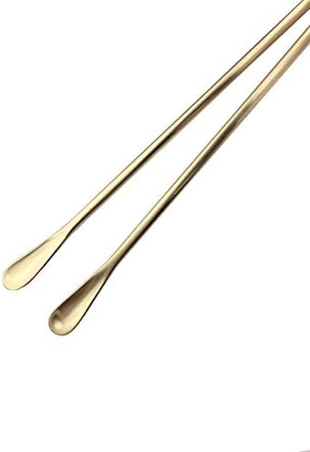 JASHII Gold Matte Long Handle Spoon Cocktail Mixing Stirring Spoons Iced Tea Coffee Spoons with 8... | Amazon (US)