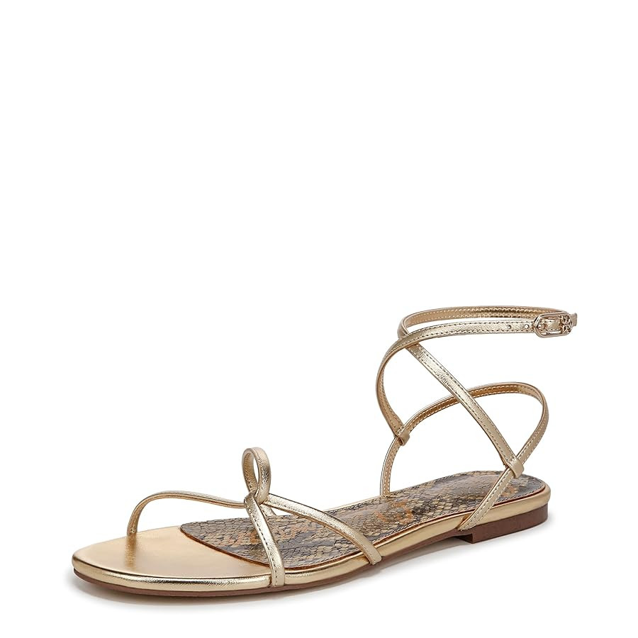 Sam Edelman Women's Ellina Flat Sandal | Amazon (US)
