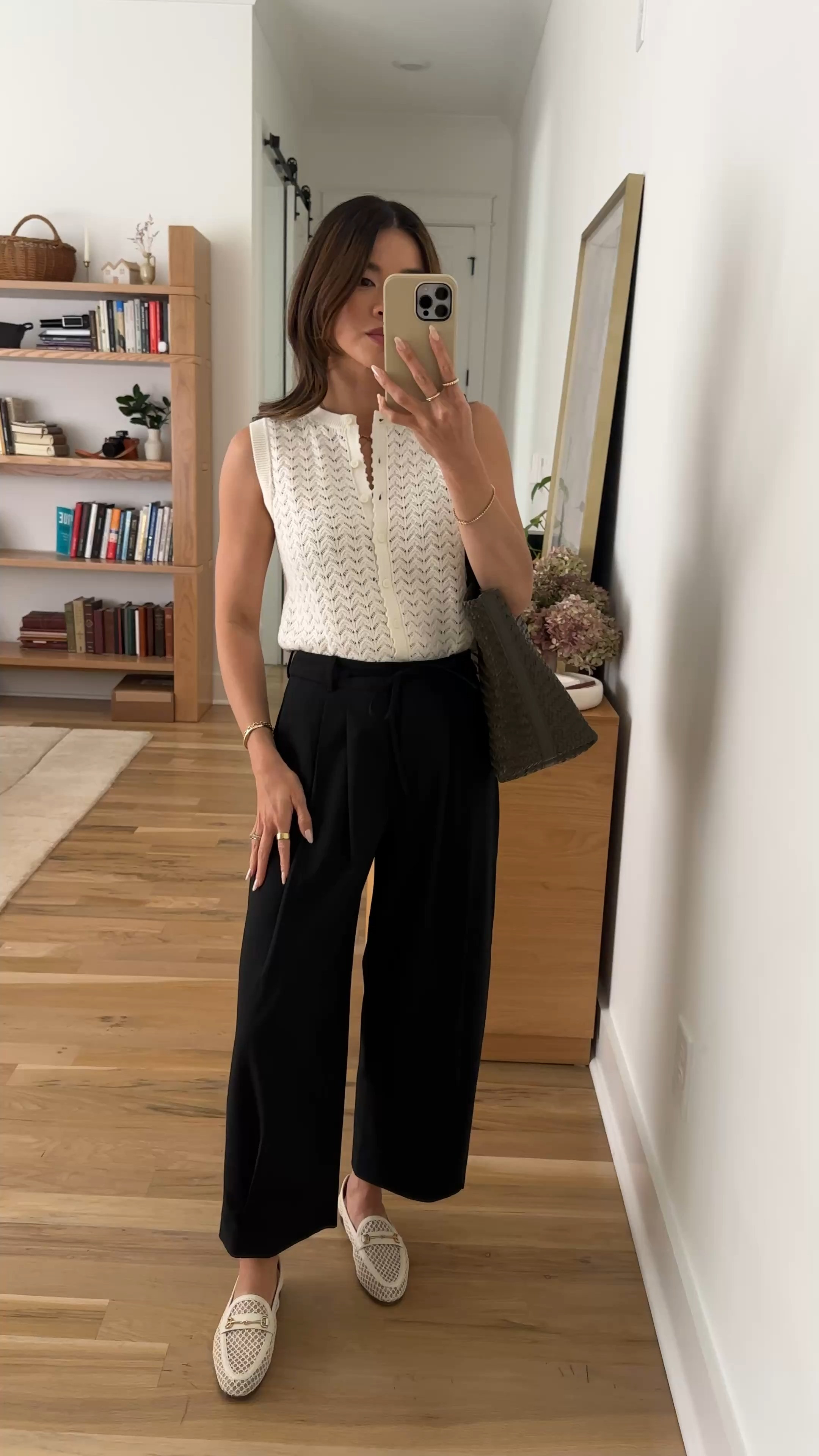 Sizing info: 
•Top size XS 
•Pants size 00  

petite fashion, get dressed with me, outfit inspiration, ootd, nashville outfit, Nashville influencer, petite style, vacation style, casual outfits, mom style, petite pants, spring outfits, spring outfit info, spring pants, spring outfit idea, spring top, spring tank, spring sweater, spring shoes, sweater tank, petite tailored pants, work pants, office pants 

 

#LTKootd #LTKSeasonal #LTKPetite