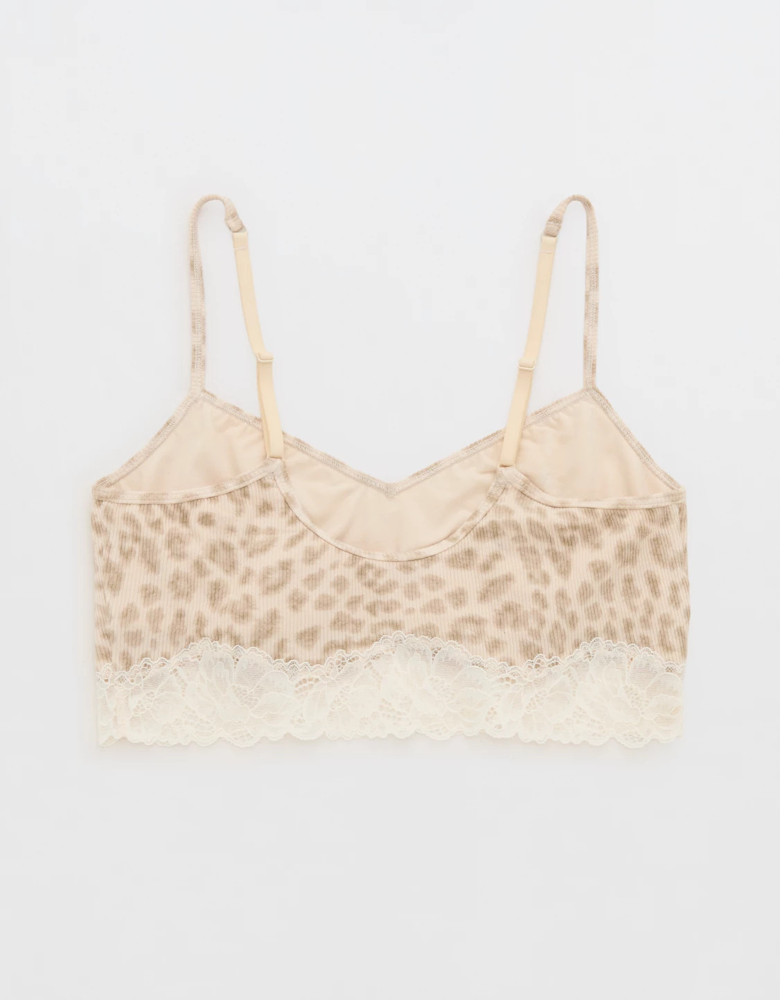OVERSLEPT by Aerie Real Soft® Ribbed Lace Bra Top | Aerie