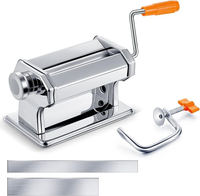 Amylove Polymer Clay Roller Machine with 6 Thickness Settings,Silver | Amazon (US)