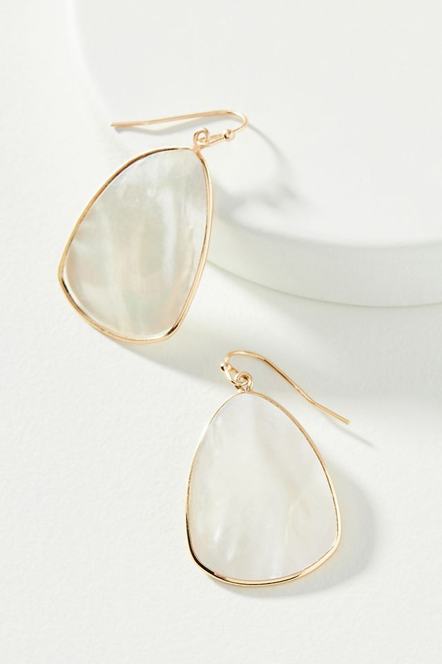 Marguerite Mother-Of-Pearl Drop Earrings | Anthropologie (US)