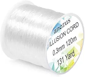 Anezus Fishing Wire for Hanging, Clear Fishing Line Invisible String Strong Monofilament Line for... | Amazon (US)