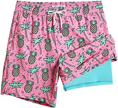 maamgic 2 in 1 Mens Swim Trunks 7 Inch Swim Shorts Swim Suits Board Shorts | Amazon (US)