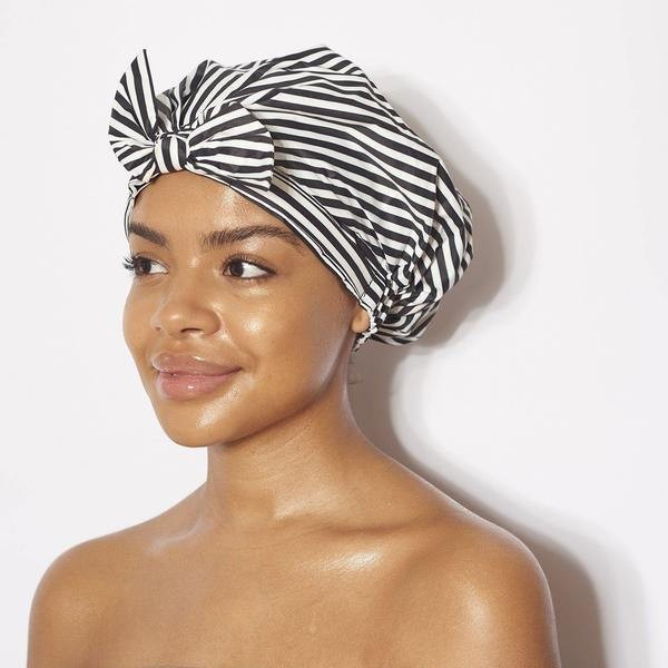 LuxuryShower Cap - Stripe in Recycled Polyester | Kitsch