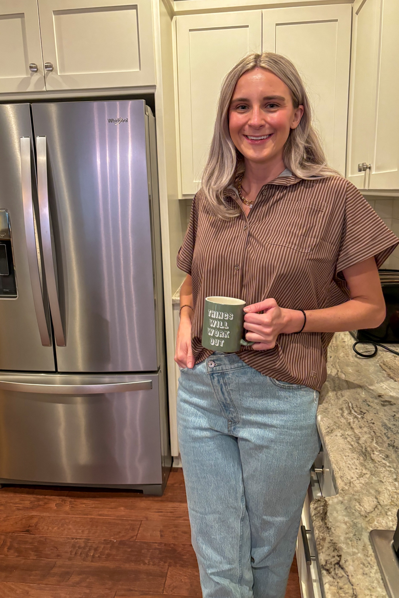 Love this wrinkle free button down paired with some of my favorite jeans! Linked some similar items as well 

#LTKSeasonal #LTKStyleTip #LTKFindsUnder100