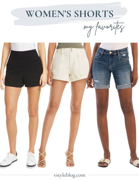 Flattering women’s shorts for summer outfit: Alice + Olivia high waist shorts, Paige shorts, Kut From The Kloth mid rise boyfriend shorts

#LTKfindsunder100 #LTKSeasonal #LTKstyletip