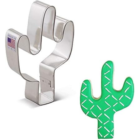 3.8 inch Cactus Cookie Cutter - Stainless Steel | Amazon (US)