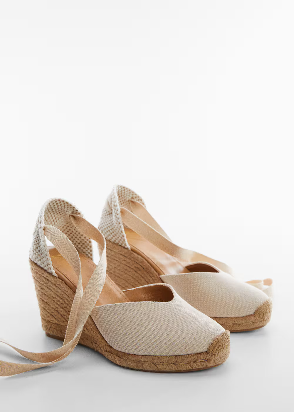 Wedge shoe with straps | MANGO (US)