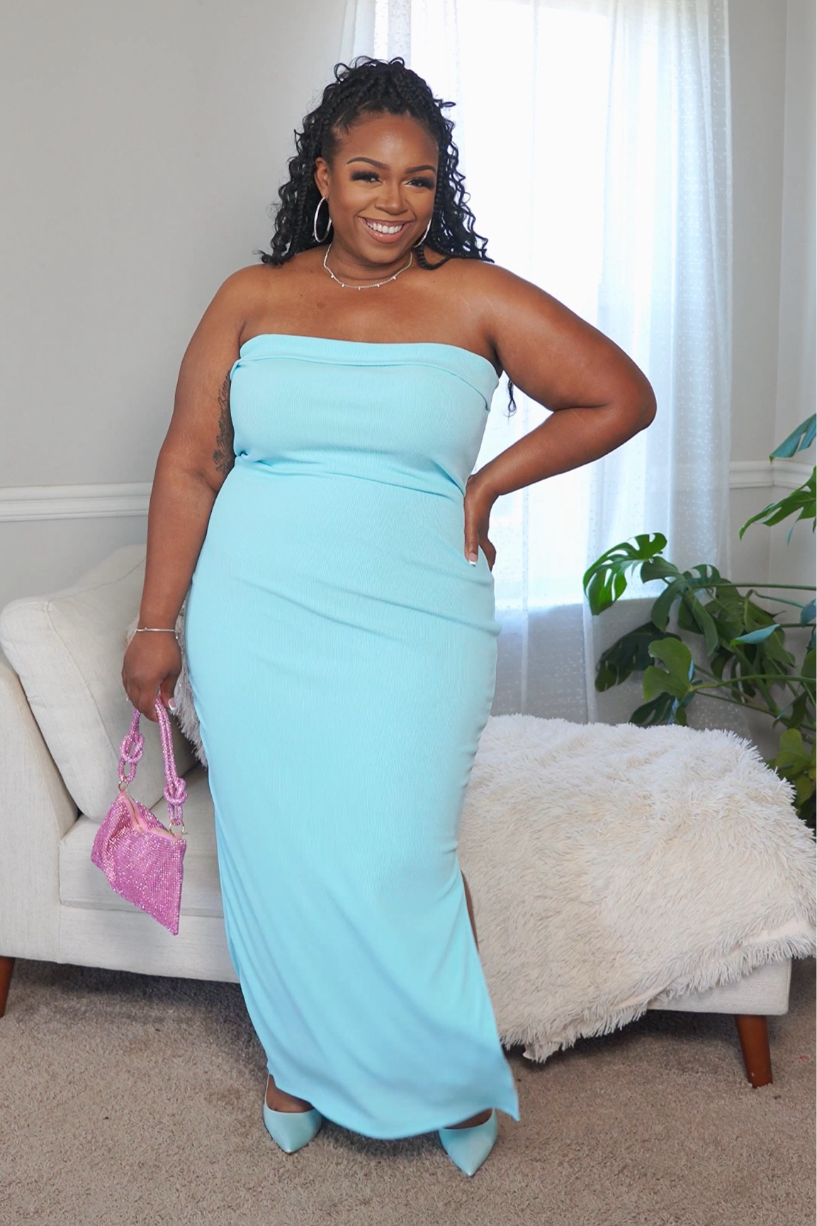 princess polly baby blue dress 7 Best Western Summer Dresses for a Beach Vacation main image 0