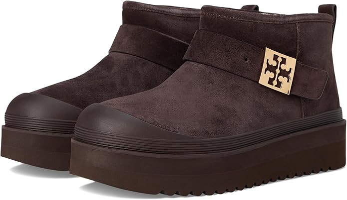 Tory Burch Women's Mellow Shearling Platform Boots | Amazon (US)