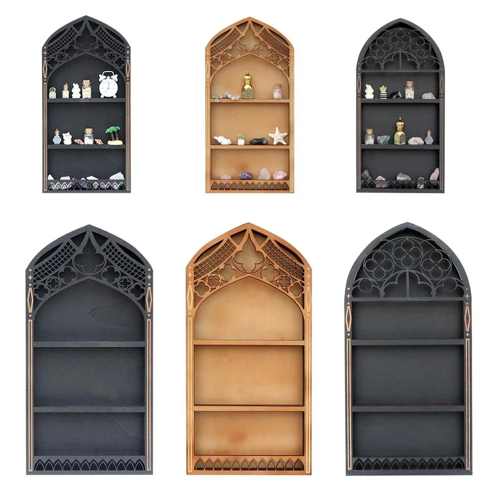 Clerance! Gothic Window Crystal Shelf Display for WallWall Mounted Floating Shelves Old Church Wi... | Walmart (US)