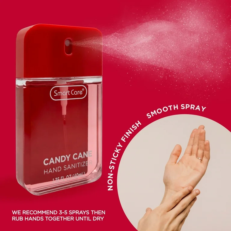 Smart Care Hand Sanitizer Spray, Candy Cane, 1.35 fl oz | Walmart (US)
