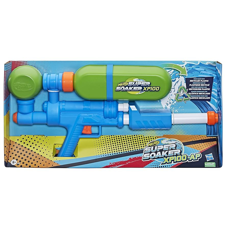 Nerf Super Soaker XP100 Water Blaster – Air-Pressurised Continuous Blast – Removable Tank –... | Amazon (US)