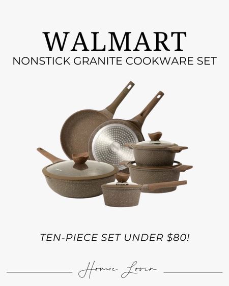 Under $80 on this cookware set from Walmart!

Home Deals, cookware, cooking #HomeDeals #Cooking #Walmart

Follow my shop @homielovin on the @shop.LTK app to shop this post and get my exclusive app-only content!

#LTKSaleAlert #LTKHome #LTKFindsUnder100